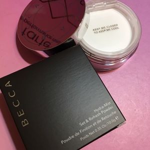 Becca hydra-mist set & refresh setting powder